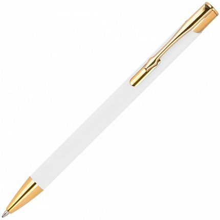 Ручка шарик/автомат "Glendale" 0,7 мм, метал., софт., черный/золотистый, стерж. синий
