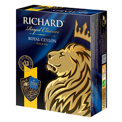 Чай "Richard" 100 пак*2 гр., черный, Royal Ceylon