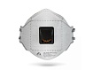 Респиратор JETA SAFETY JM-9326 складн. с клап. FFP2 (до 12 ПДК) (для сварки, с угольным фильтром)