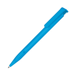 Ручка шарик/автомат "Super Hit Frosted" 1,0 мм, пласт., прозр., голубой, стерж. синий