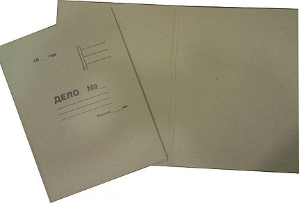 Обложка "Дело" КТ 0,6 серый