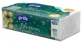 Полотенца бумажные GRITE Blossom 120V, 2 слоя, 120шт/упак