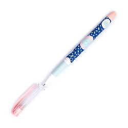 Ручка гелевая "Bunny" 0,5 мм, пласт., розовый/разноцветный, стерж. черный