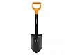 Лопата штыковая укороченная Solid FISKARS (длина:790мм, ширина:95мм)
