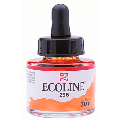 краски жидкая акварель "ECOLINE" 236 оранжевый светлый 30 мл.