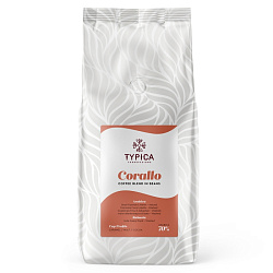 Кофе "Typica" в зерне, 1 кг., пак., Corallo