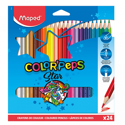 Цв. карандаши 6 шт. "Color Peps"