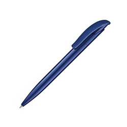 Ручка шарик/автомат "Challenger Polished" 1,0 мм, пласт., глянц., т.-синий, стерж. синий