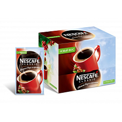 Кофе "Nescafe" натур. растворим. гранулир., 2 гр.*30 пак., Classic