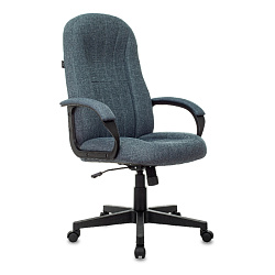 Кресло д/руководителя Бюрократ T-898AXSN ткань, т.-синий, крестов. пластик