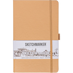 Скетчбук "Sketchmarker" 13*21 см, 140 г/м2, 80 л., капучино