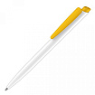 Ручка шарик/автомат "Dart Polished" 1,0 мм, пласт., глянц., белый, стерж. синий