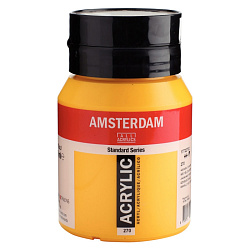 Краски акриловые "Amsterdam" 270 желтый AZO темный, 500 мл., банка