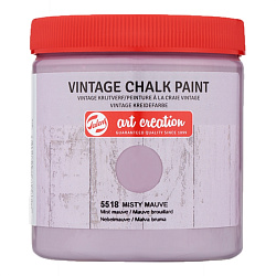 краски декоративные "VINTAGE CHALK PAINT" 5518 приглушенный лиловый 250 мл.