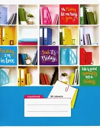 Тетрадь 96л., А5, клетка BG "My week", эконом Т5ск96 5239