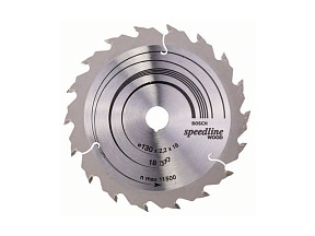 Диск пильный 130х16 мм 18 зуб. по дереву SPEEDLINE WOOD BOSCH