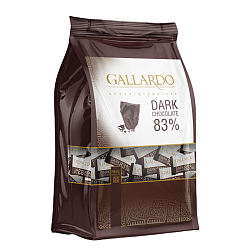 Шоколад темный "Галлардо" 300 гр., порционный, 83%