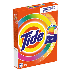 Порошок стиральный TIDE 450г Color автомат