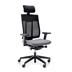 Кресло д/руководителя Profim Xenon Net 110SFL P59PU, ткань, цвет серый