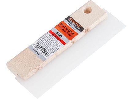 Фуговка резиновая белая 150мм STARTUL MASTER (ST1023-150) (шпатель для фугования)