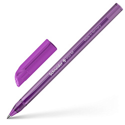 Ручка шарик. "Vizz M" пласт., фиолетовый, стерж. фиолетовый