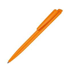 Ручка шарик/автомат "Dart Polished" 1,0 мм, пласт., глянц., оранжевый, стерж. синий