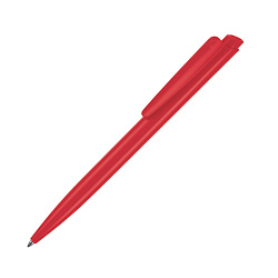 Ручка шарик/автомат "Dart Polished" 1,0 мм, пласт., глянц., красный, стерж. синий