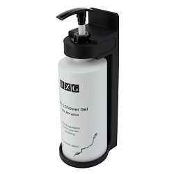 Дозатор BXG-SD-1011 для мыла жидкого/геля для душа 0,3л, пластик, цв.белый
