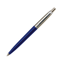 Ручка шарик/автомат "Jotter Core K63 Royal Blue CT" 1 мм, метал., подарочн. упак., синий/серебристый, стерж. синий