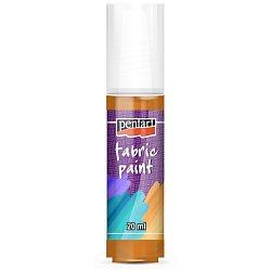 Краски д/текстиля "Pentart Fabric paint" оранжевый, 20 мл, банка