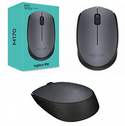 комп. мышь M170 (беспровод.оптич., USB) Grey Logitech 