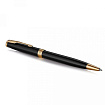 Ручка шарик/автомат "Sonnet Lacquer Deep Black GT" 0,7 мм, метал., подарочн. упак., черный/золотистый, стерж. черный