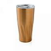 Кружка термическая метал./пласт., 500 мл. "Copper" золотистый