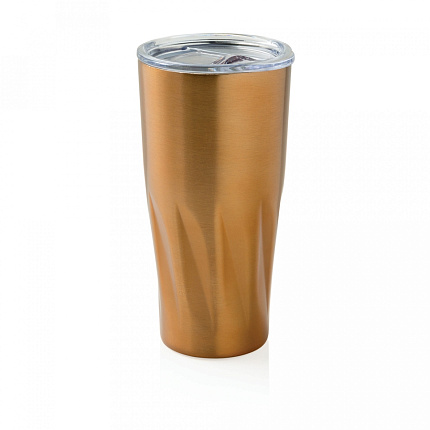 Кружка термическая метал./пласт., 500 мл. "Copper" золотистый