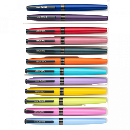 Ручка перьевая EF "Малевичъ" метал., с конвертером, фиолетовый 