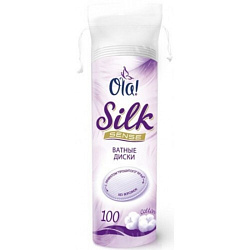 Ватные диски Ola "Silk Sense" 100шт/уп.
