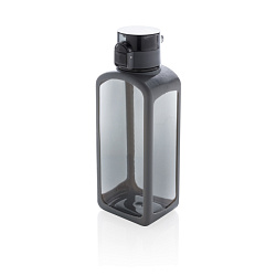 Бутылка д/воды 600 мл. "P436.251" пласт./силикон., прозрачный/черный