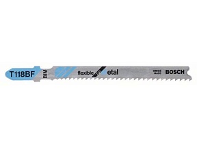 Пилка лобз. по металлу T118BF (1 шт.) BOSCH