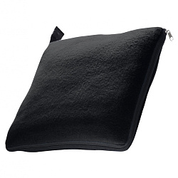 Плед-подушка "Radcliff" 120*180 см, флис., черный
