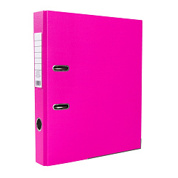 Папка регистратор А4, ПВХ Эко, 50 мм. "OfficeStyle" светло-розовый