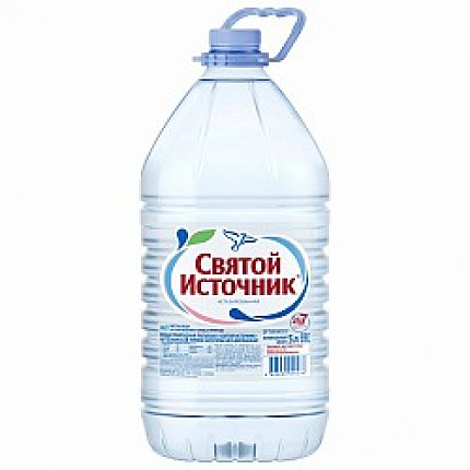 Вода питьевая "Святой Источник" газир., 0,5 л., пласт. бутылка