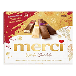 Конфеты "Merci Finest Selection" 250 гр., Ассорти зимних вкусов