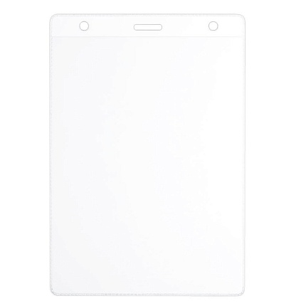 Бэдж 115*165 мм., верт., прозрачный